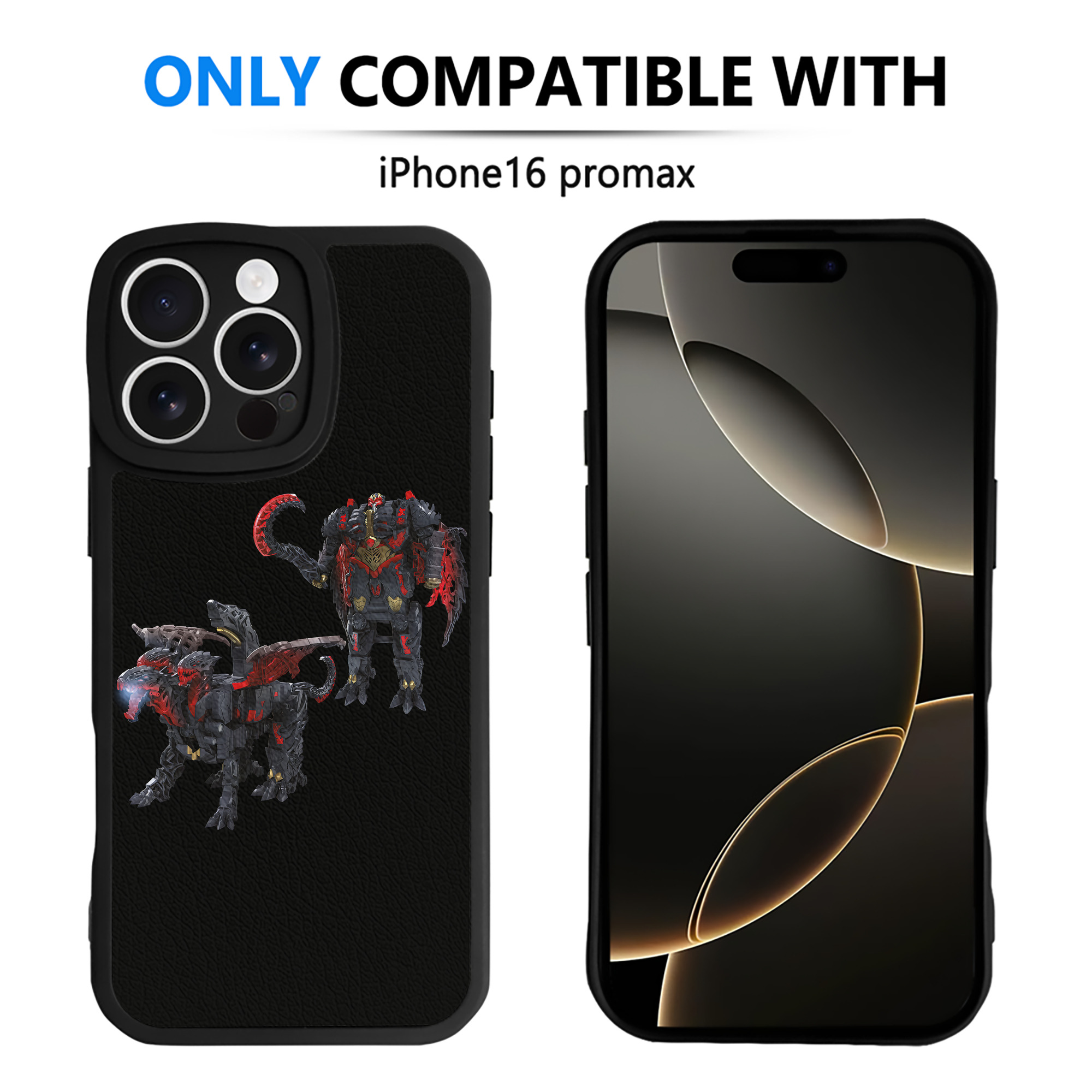 （画像用） Transformers トランスフォーマー 【iPhone 16シリーズ対応】シリコンスマホケース（レザー調） 材質：シリコン